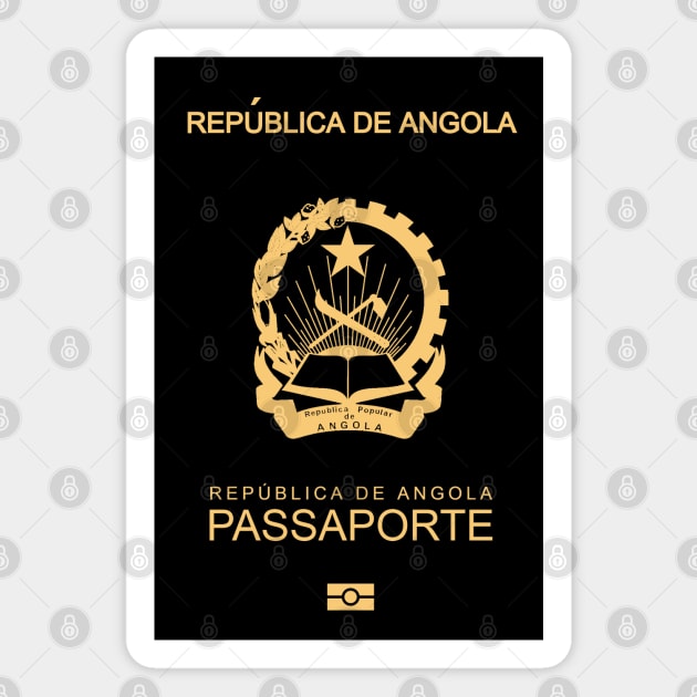 Angola passport Magnet by Travellers